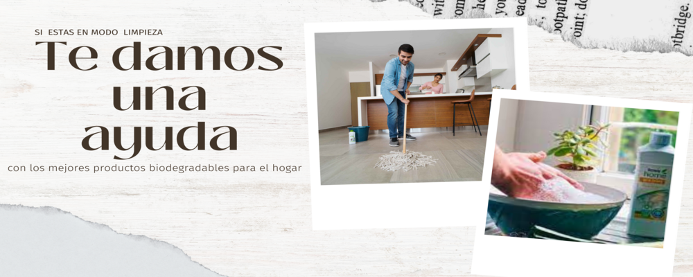 Producto <b>ecológicos</b> y <b>biodegradables</b>