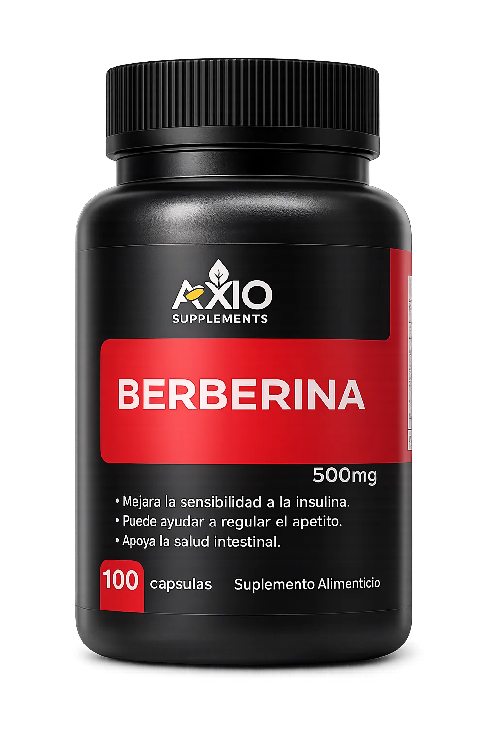 Frasco de Berberina Nutrimax para ayudar a mantener el azúcar en sangre dentro de una rutina diaria
