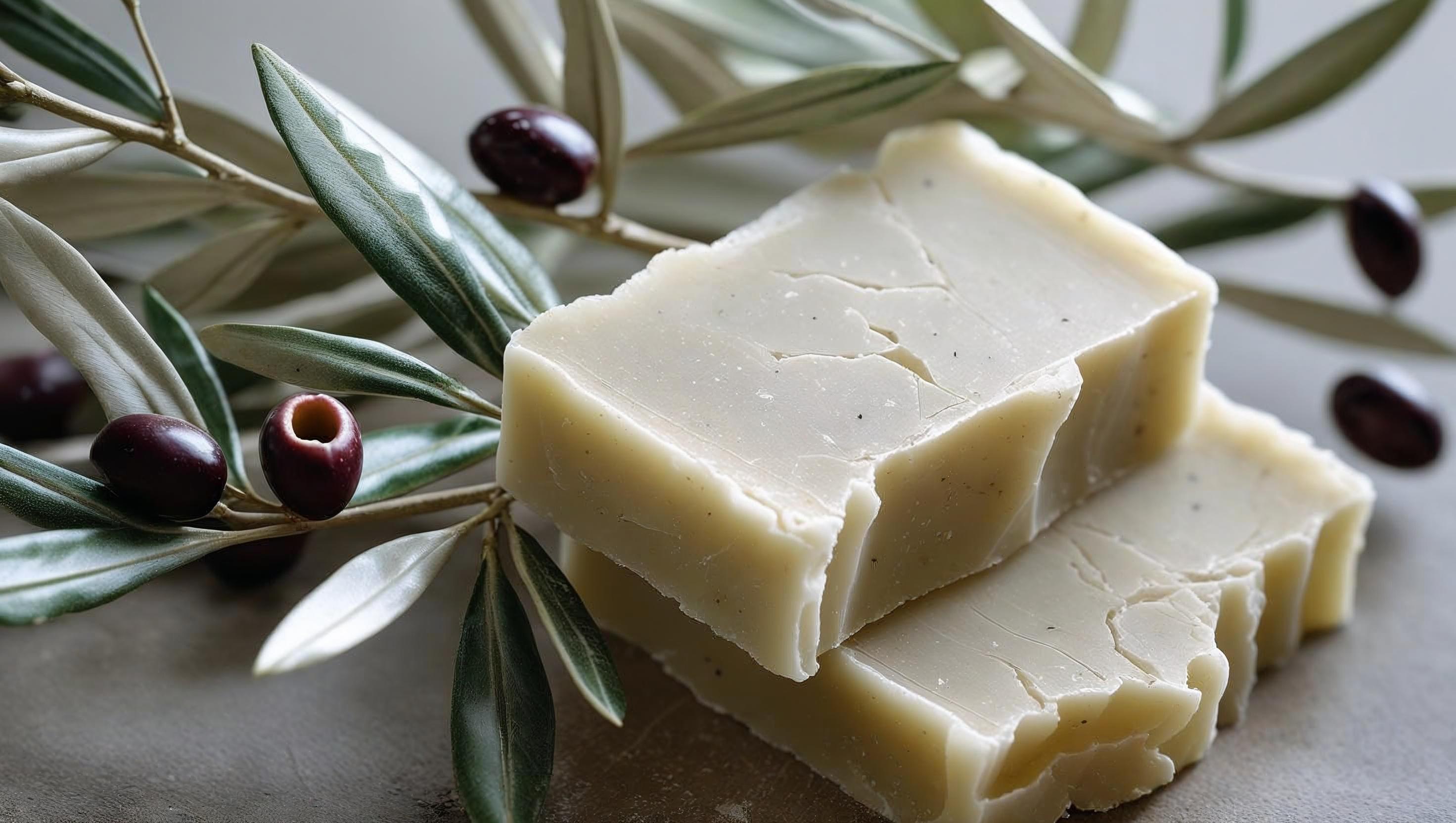 Sabões naturais produzidos à mão por método 100% artesanal, constituídos maioritariamente por azeite de primeira prensagem e enriquecidos por outras matérias naturais e sustentáveis, como óleo de coco bio, manteiga de karité e óleos essenciais.