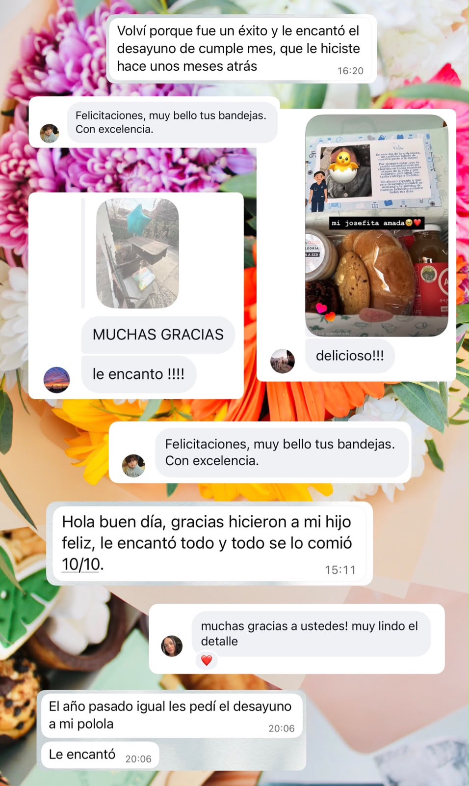 Desayunos a domicilio en Santiago | Olivia Desayunos