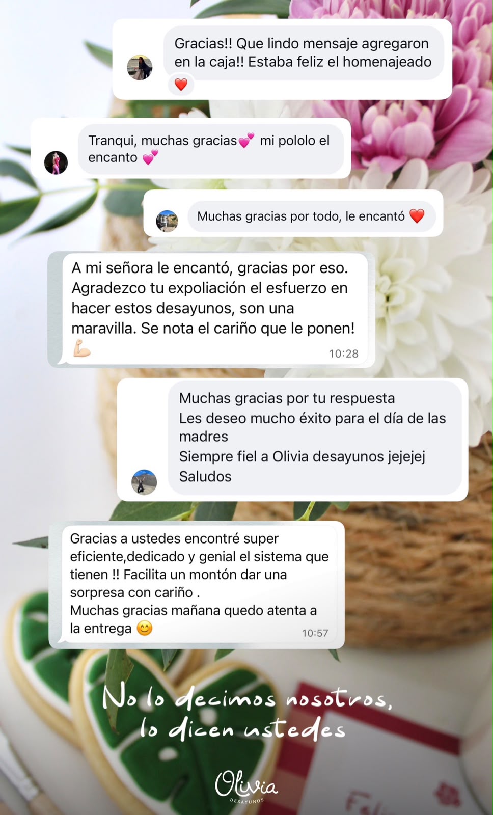 Desayunos a domicilio en Santiago | Olivia Desayunos