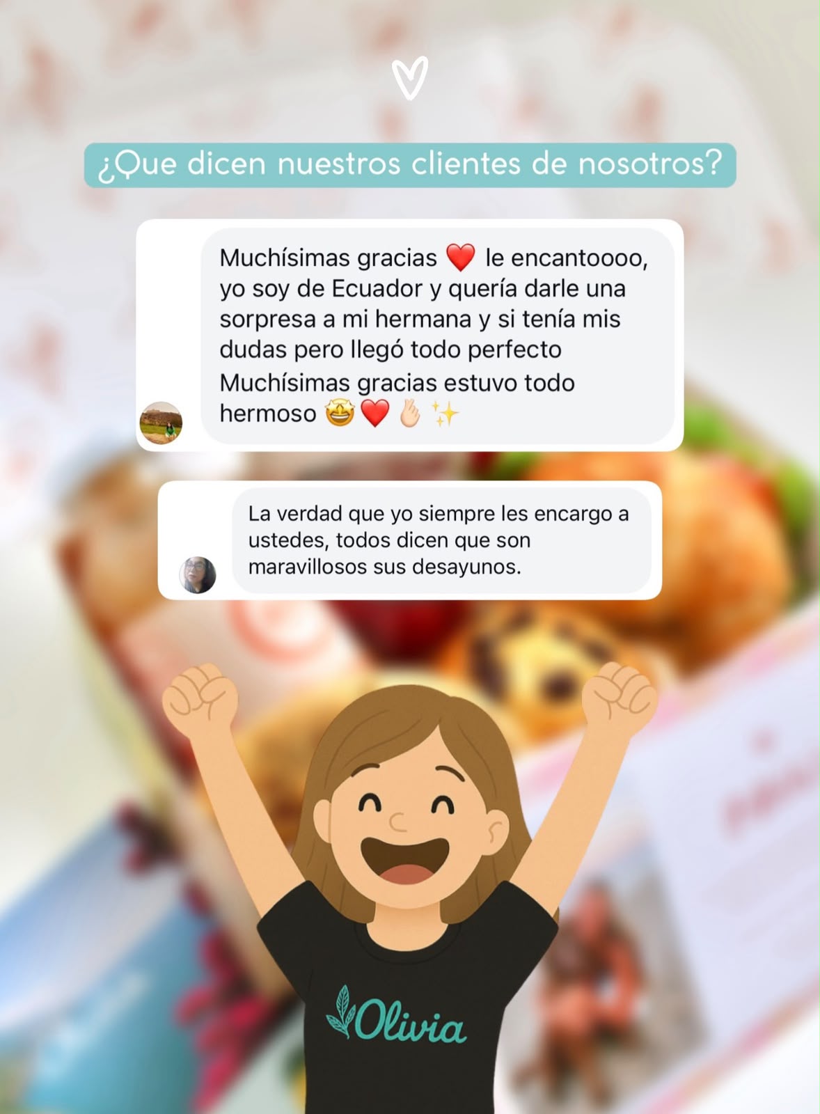 Desayunos a domicilio en Santiago | Olivia Desayunos