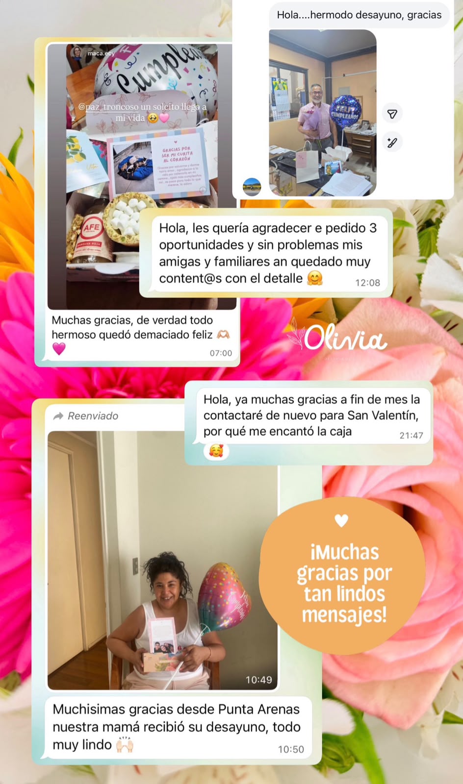 Desayunos a domicilio en Santiago | Olivia Desayunos
