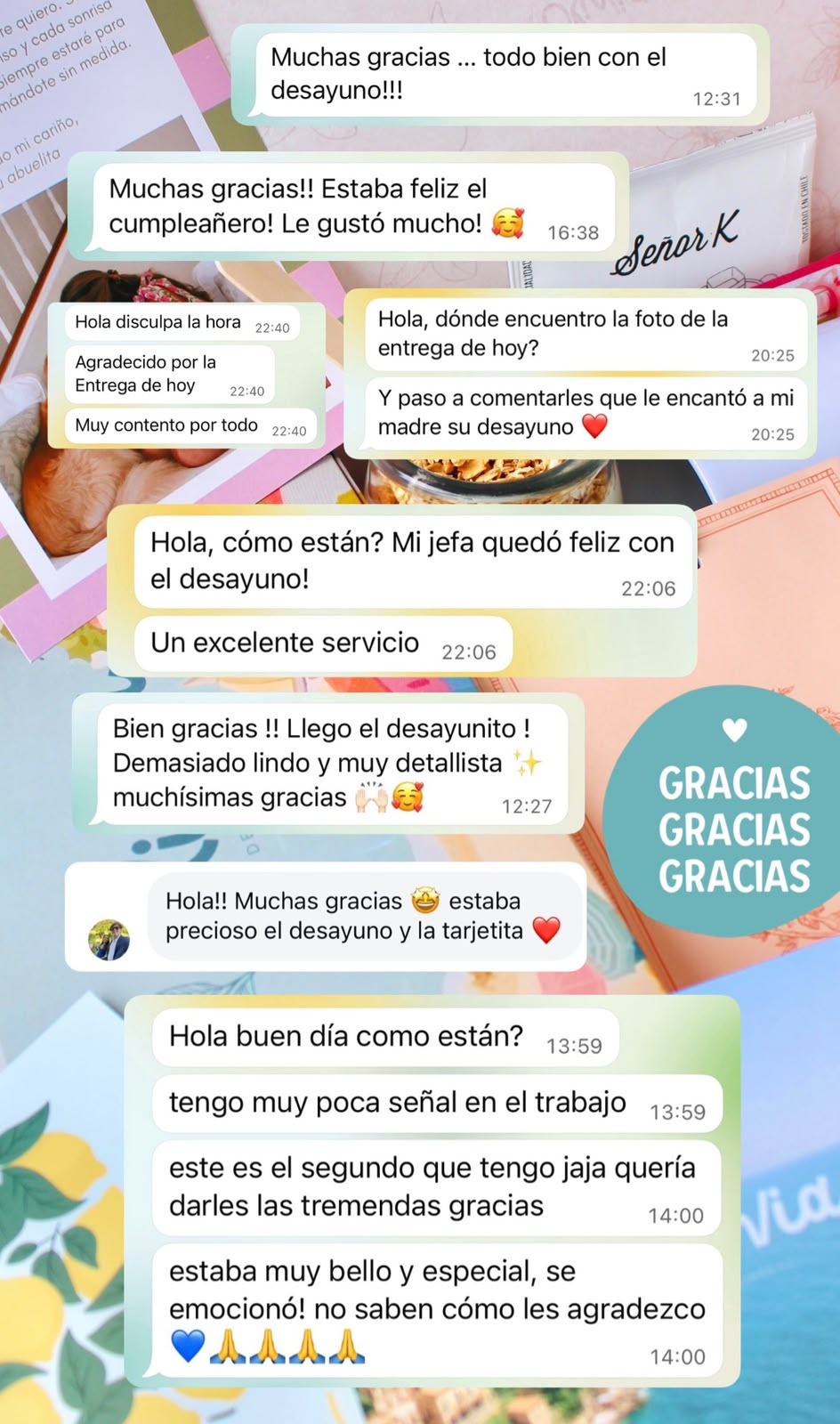 Desayunos a domicilio en Santiago | Olivia Desayunos