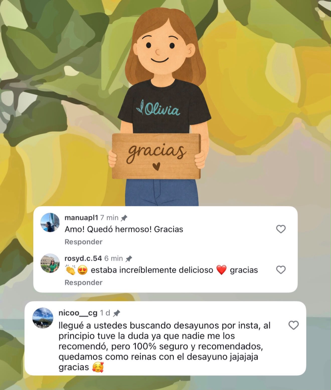 Desayunos a domicilio en Santiago | Olivia Desayunos