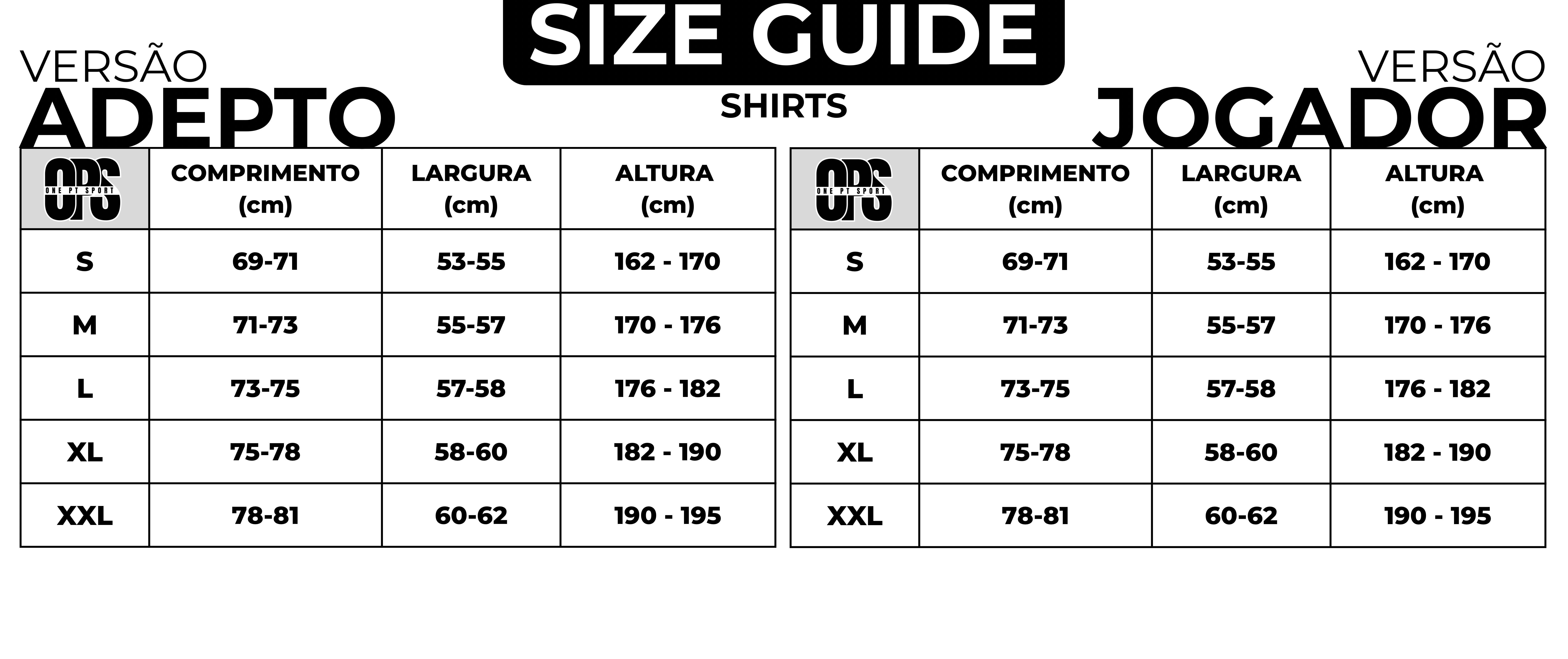 SIZE GUIDE