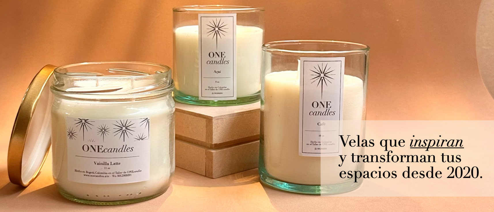 Velas Aromatizadas ONEcandles