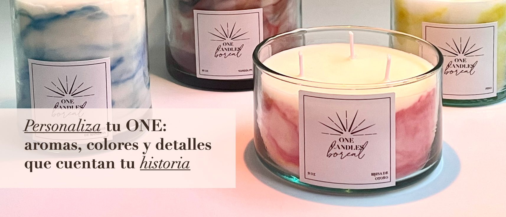 Velas Aromatizadas ONEcandles
