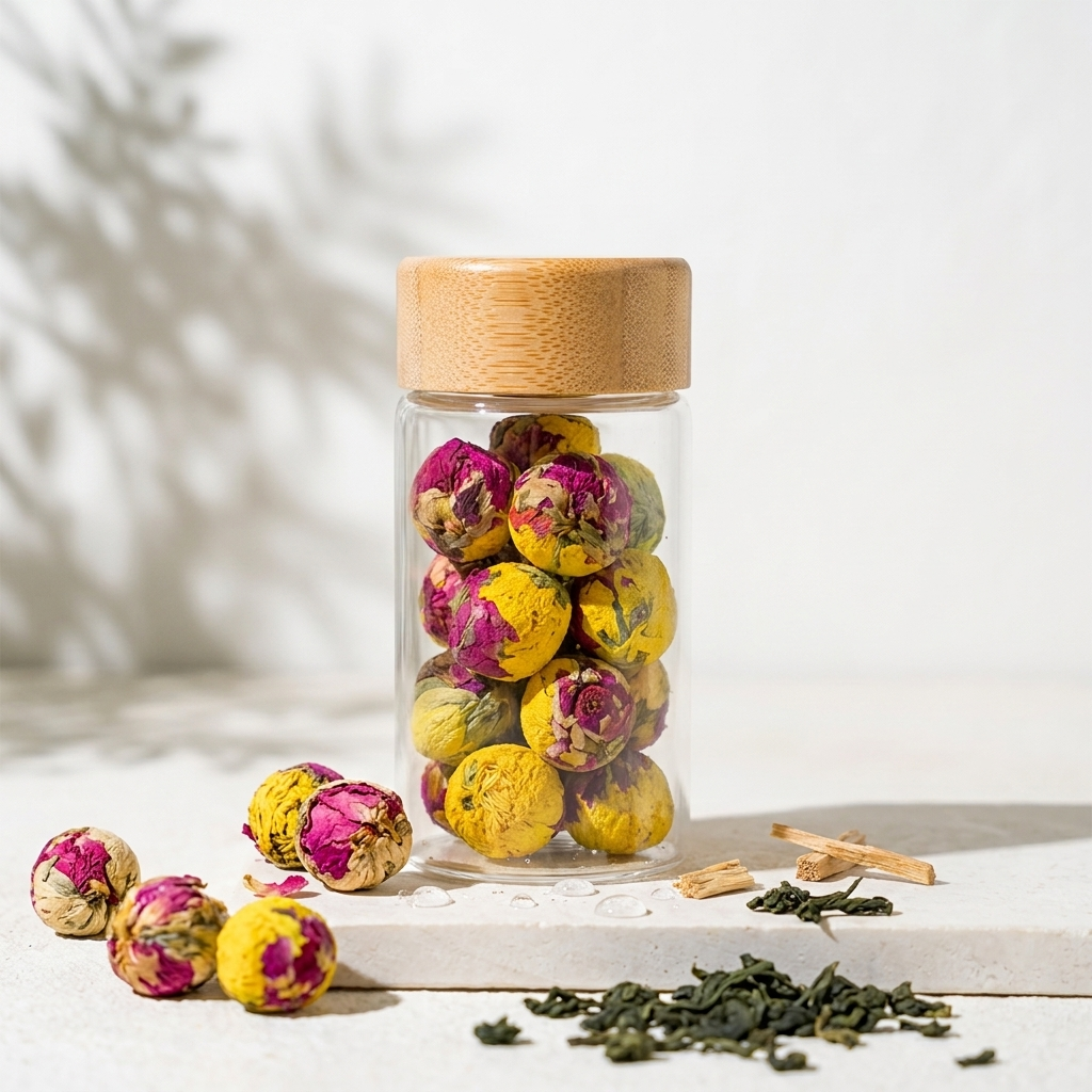 Blooming tea individual