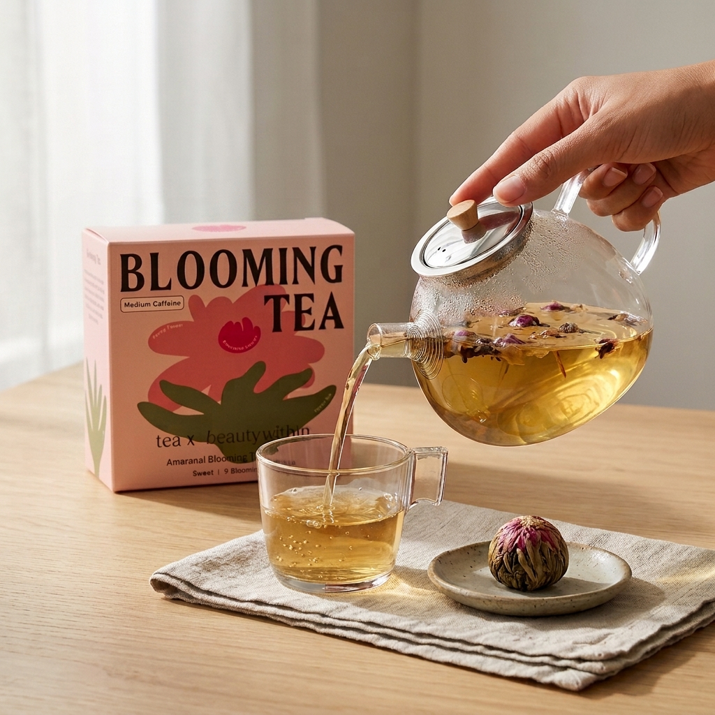 Blooming tea tejido 