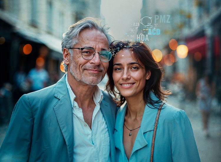 Cristales Cosmolit Big Norm con Filtro Azul