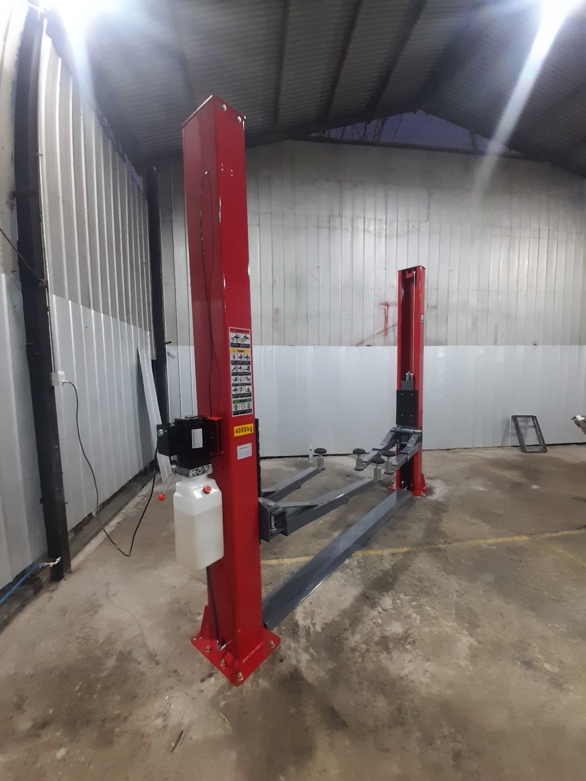 Instalación Elevador 2 Columnas