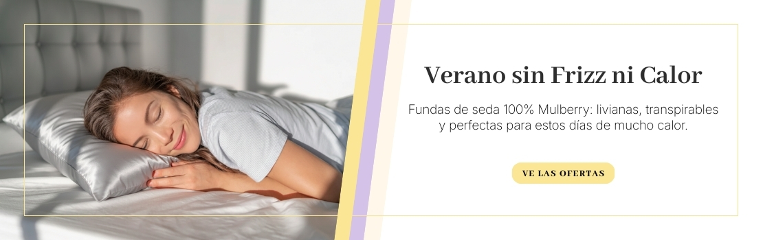 Fundas de Seda Mulberry: livianas, transpirables y perfectas para estos días de mucho calor.