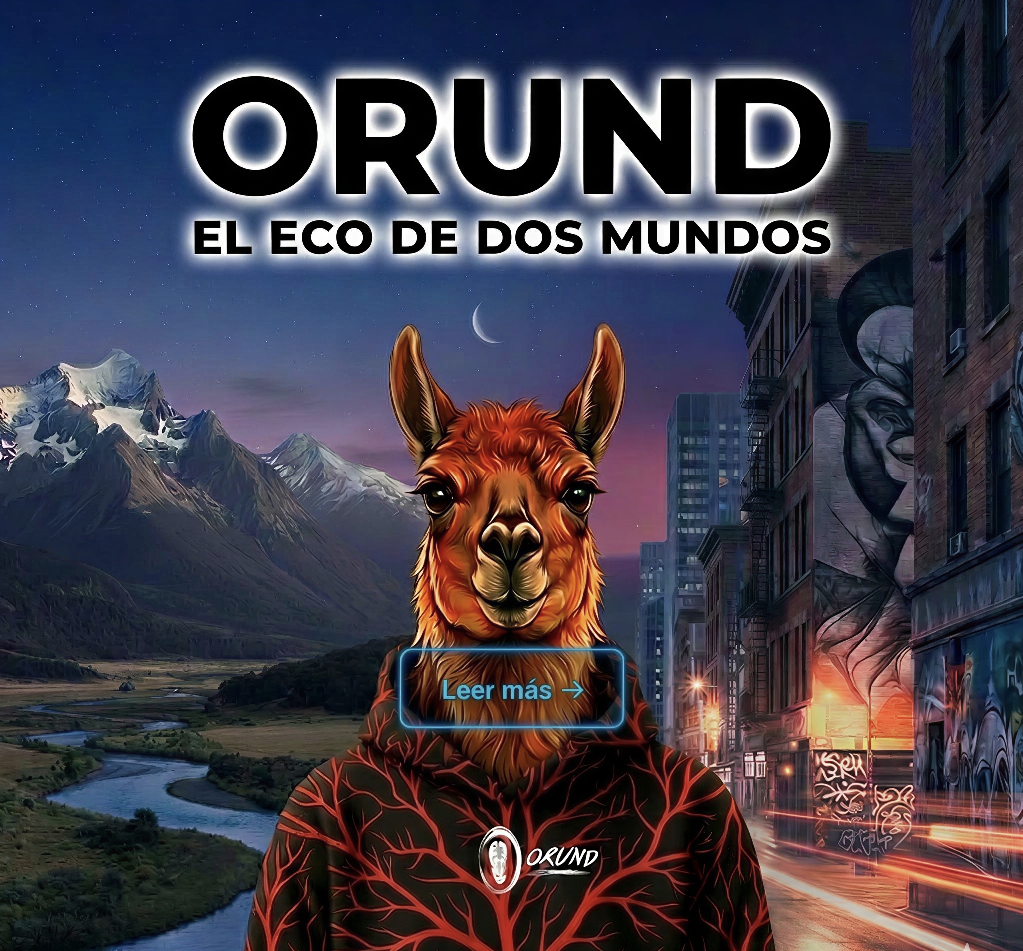 Orund- Viste poleras oversize,polerones,bandoleros y mochilas.