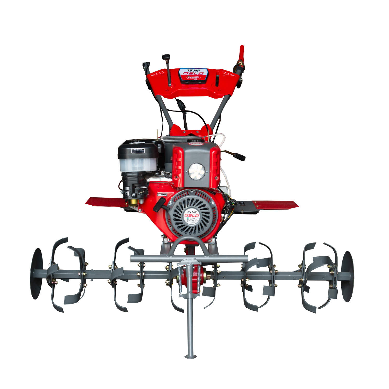 Motocultivador Expert 12” con Partida Eléctrica Gasolina 15HP OSLO®
