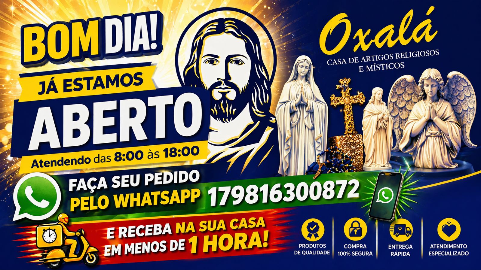 Oxalá Artigos Religiosos e Misticos