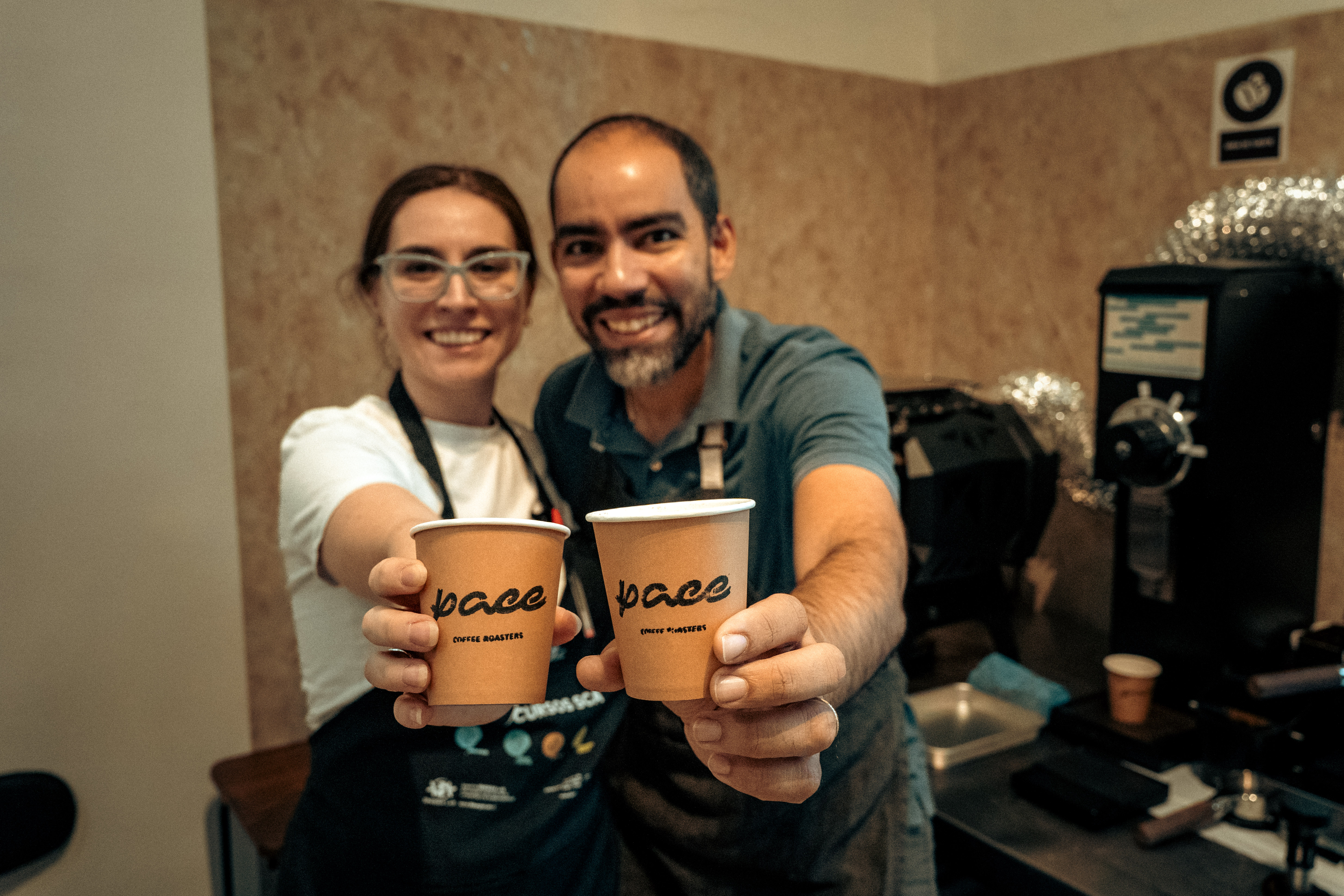 Fundadores de Pace Coffee Roasters