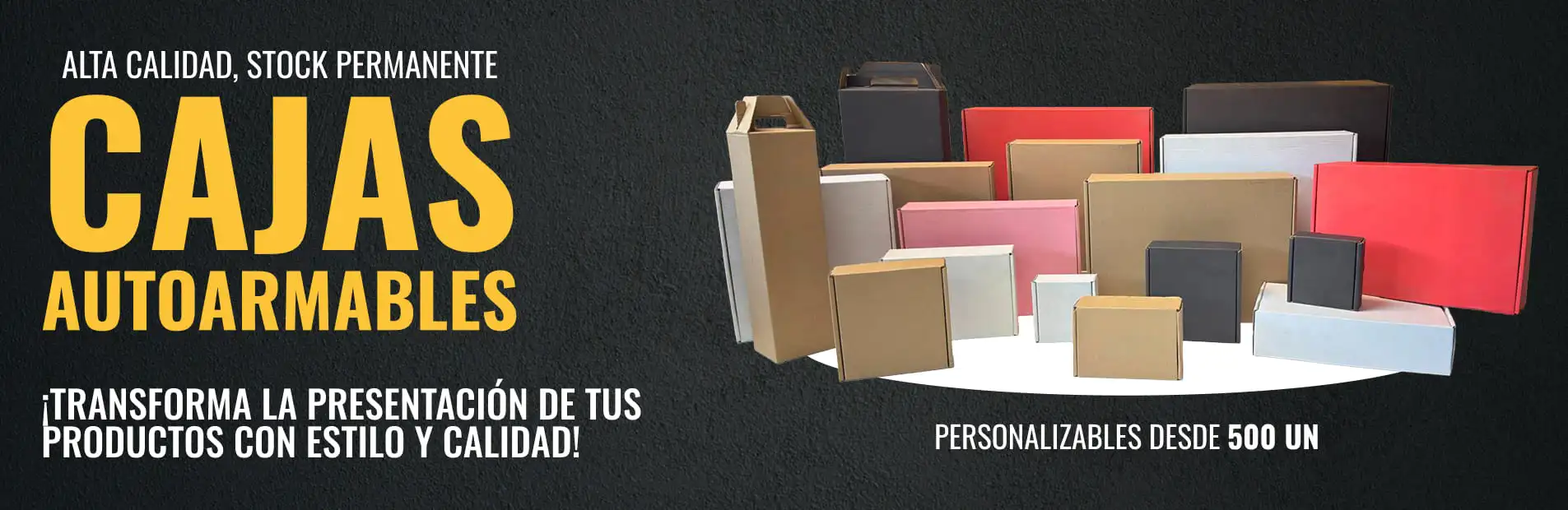 banner cajas autoarmables