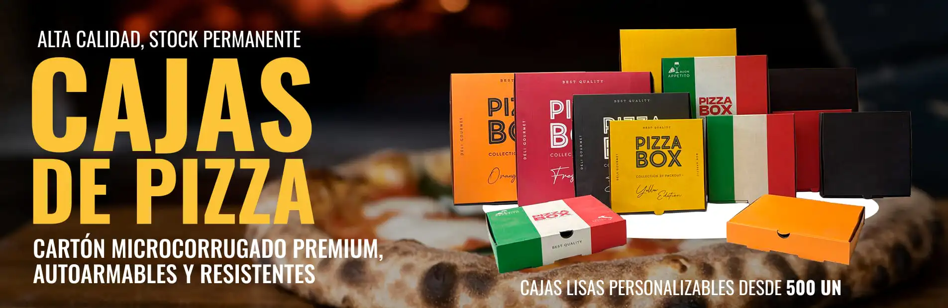 banner cajas pizza