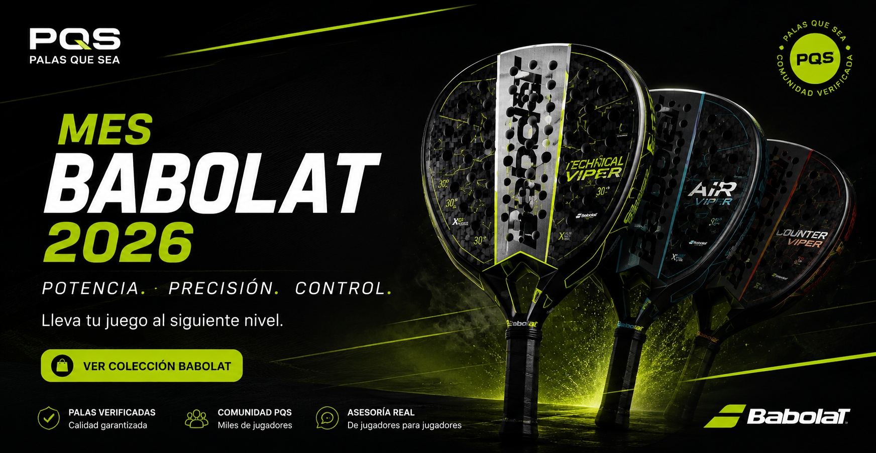 Mes Babolat 2026 - Potencia, precision y control