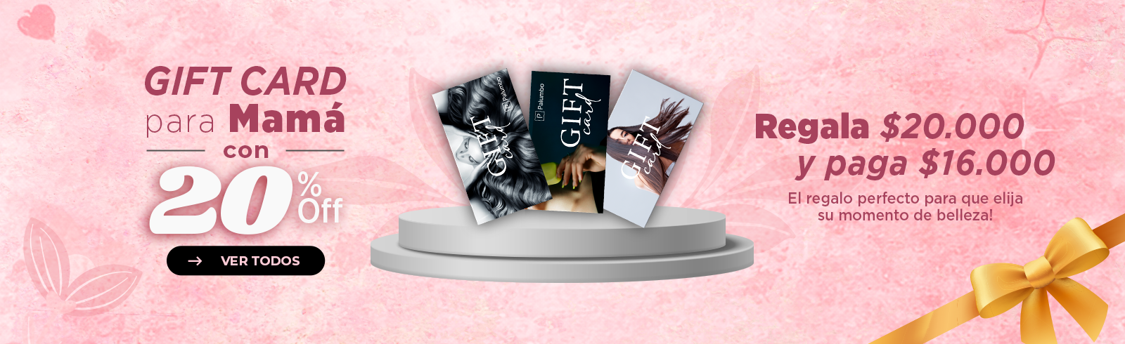 Gift Cards con 20% OFF | Regala Belleza