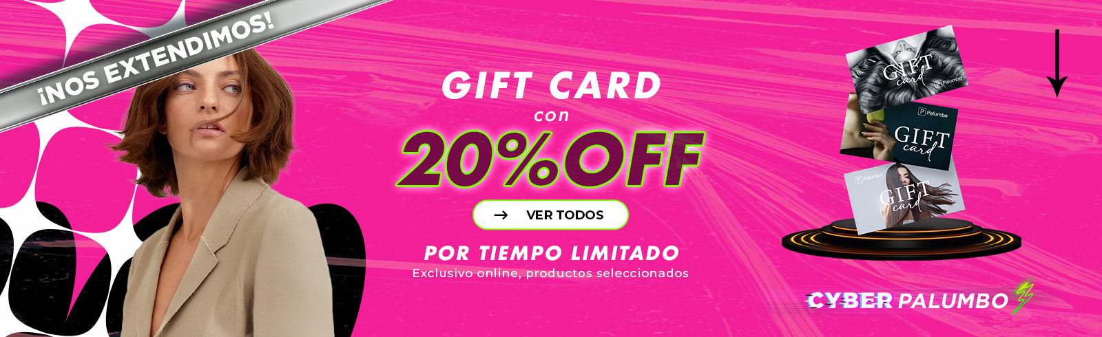 Gift Cards 20% de descuento
