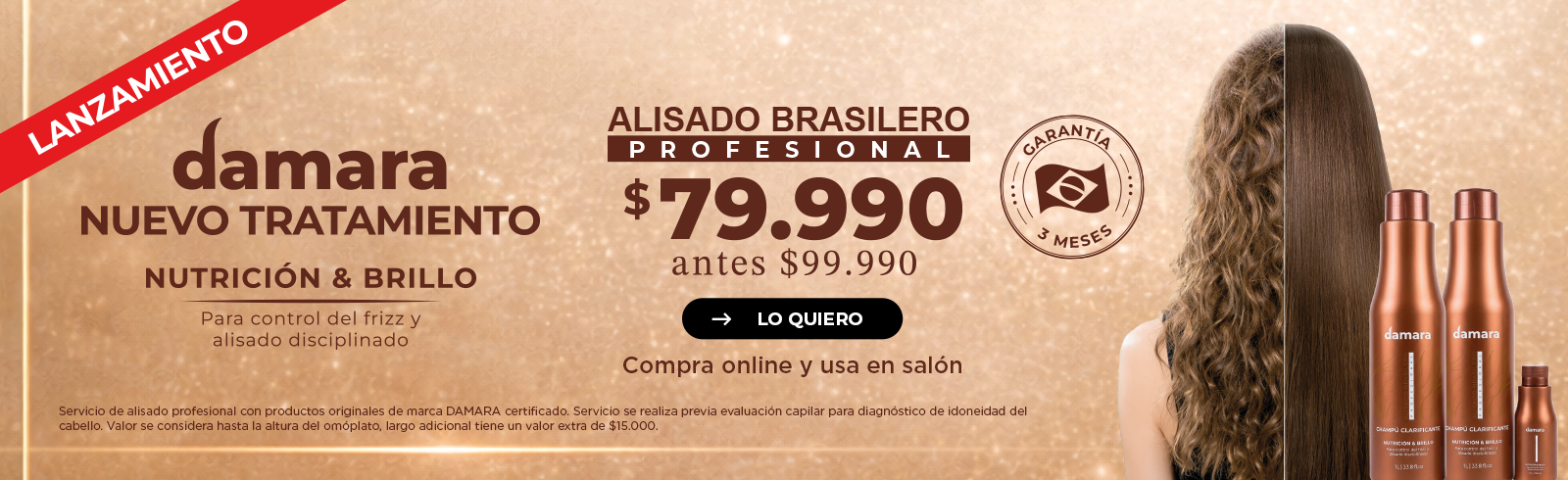 DAMARA – Alisado Brasileño Profesional