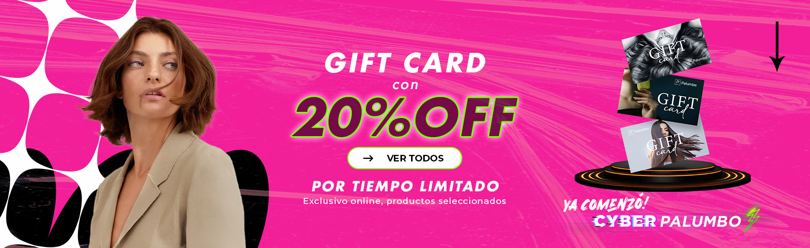 Gift Cards 20% de descuento
