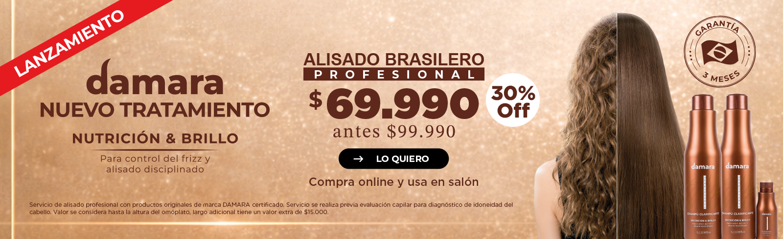 DAMARA – Alisado Brasileño Profesional