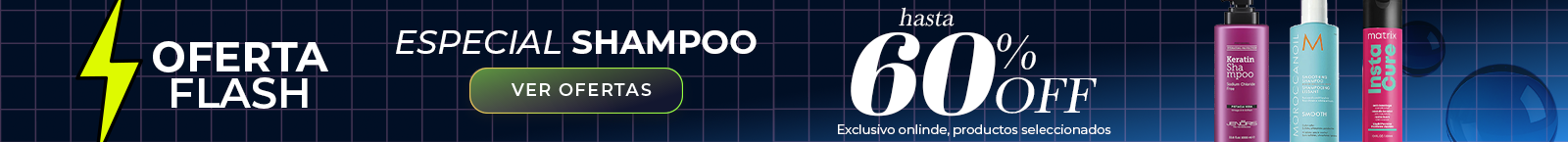 60% OFF en shampo
