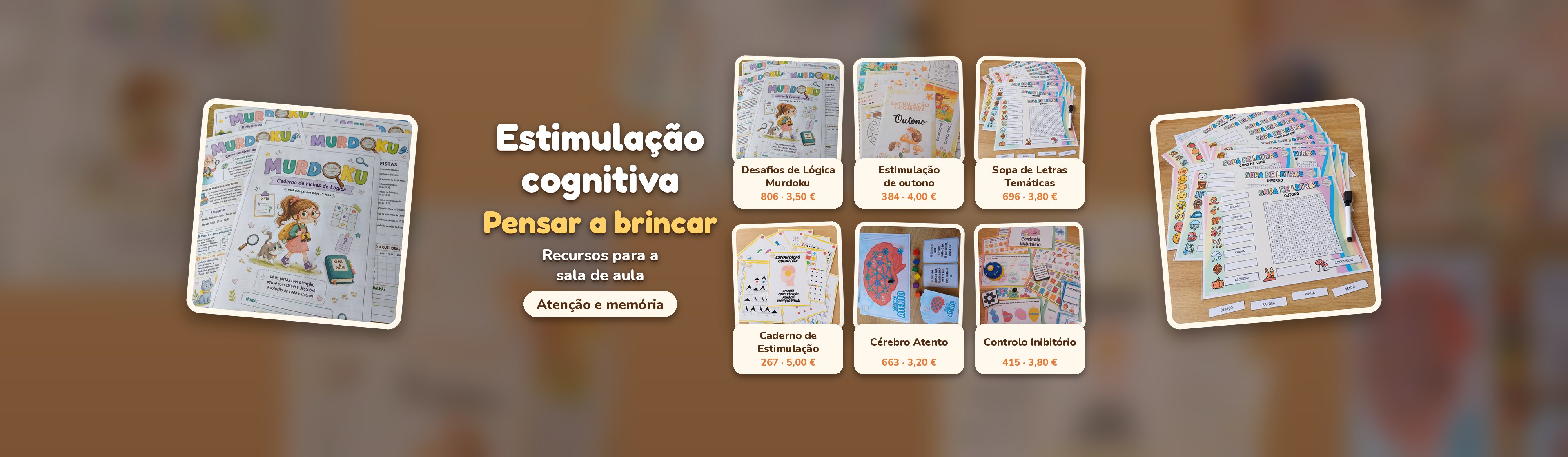 Estimulação cognitiva – recursos para a sala de aula