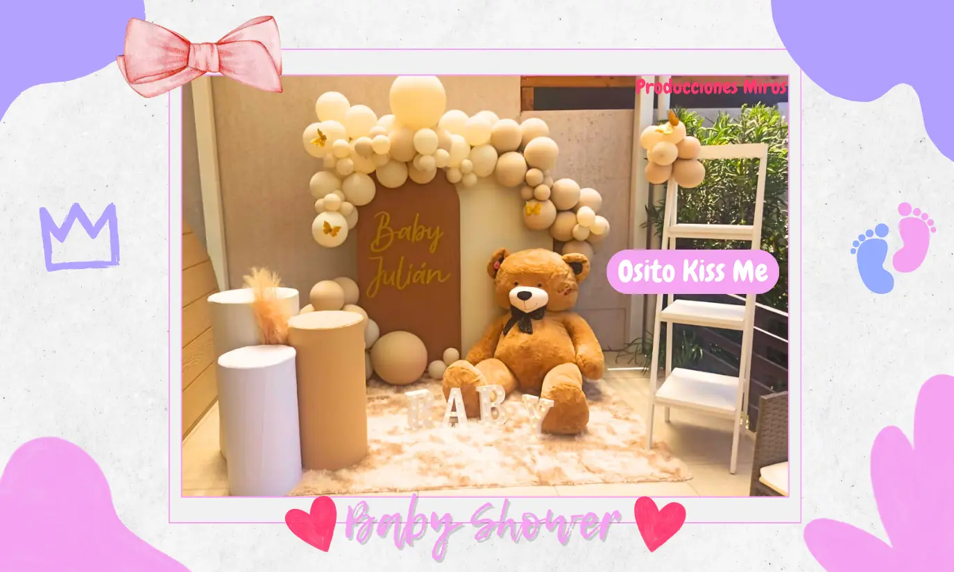 Peluche para Baby Shower