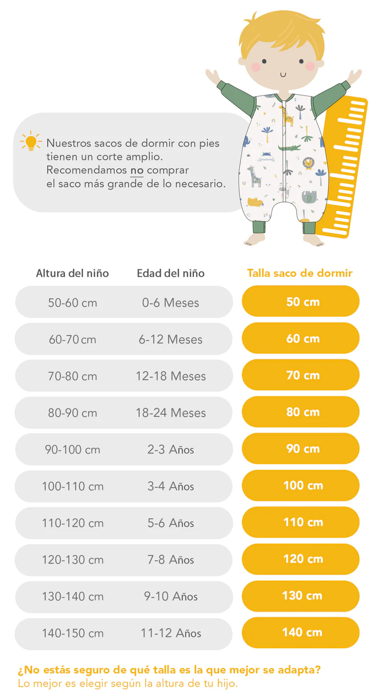 Saquitos de Dormir con Pies