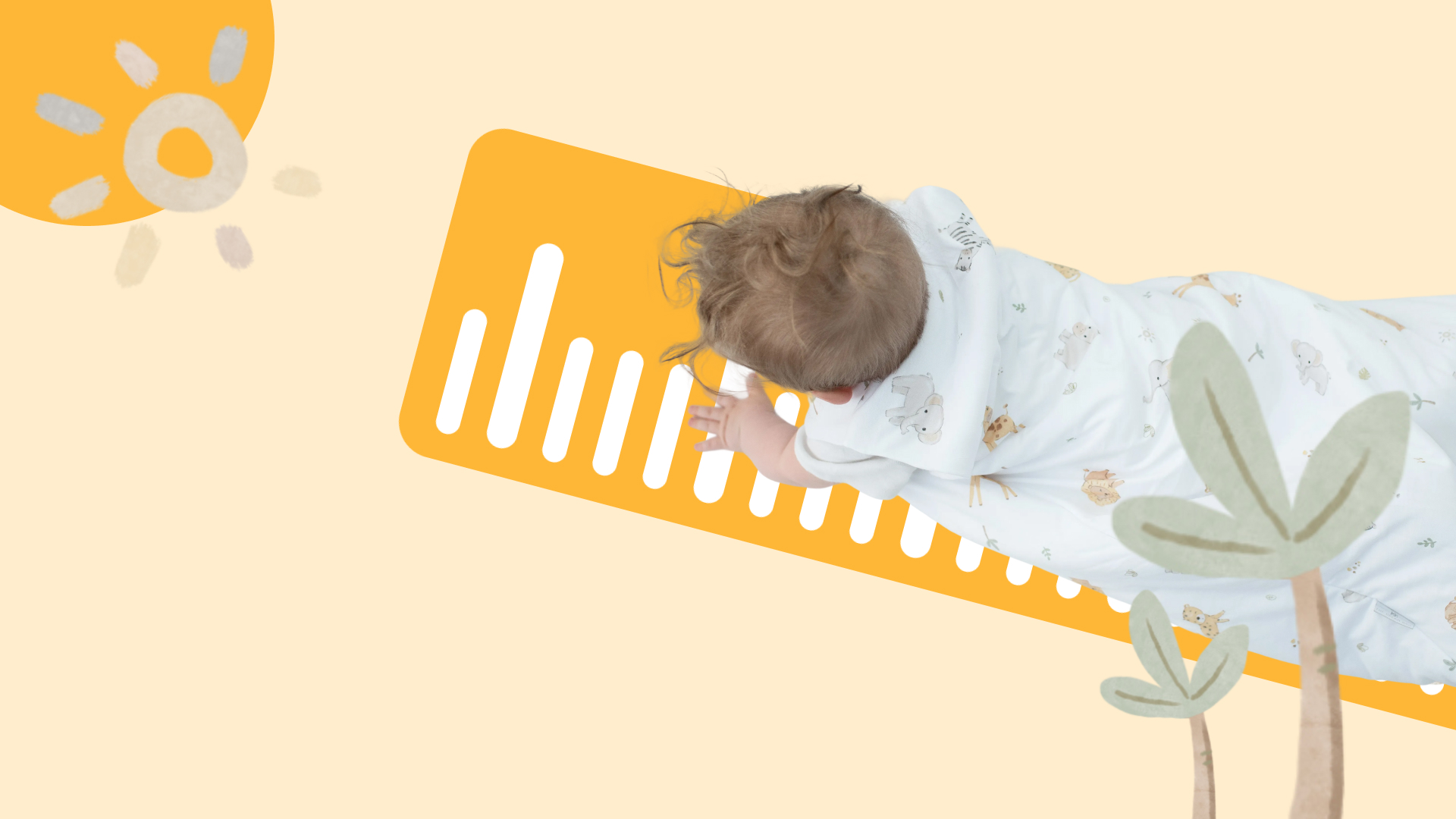 ¿Cómo medir a tu pequeño para que duerma con total libertad?