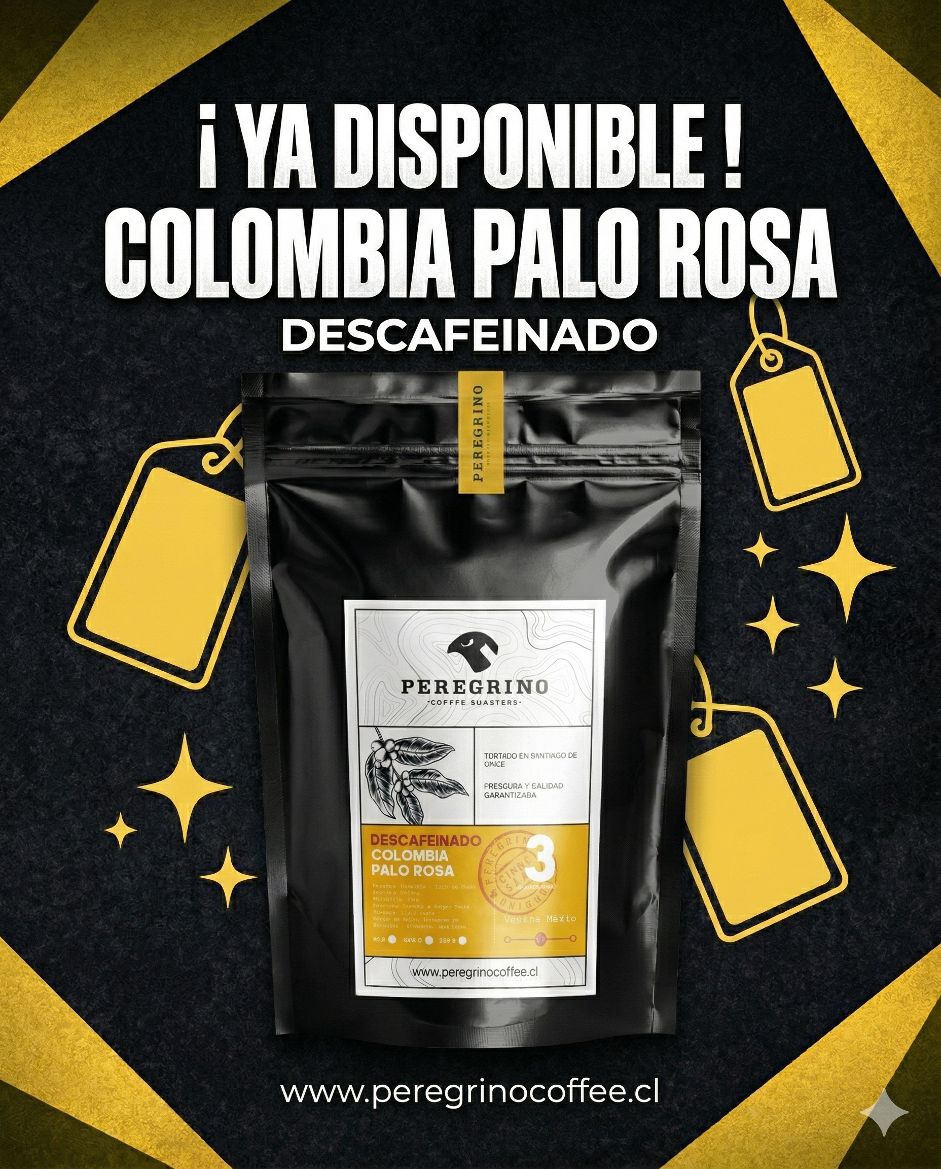 Colombia Palo Rosa Descafeinado ☕