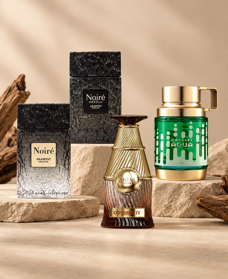 Perfume con notas amaderadas