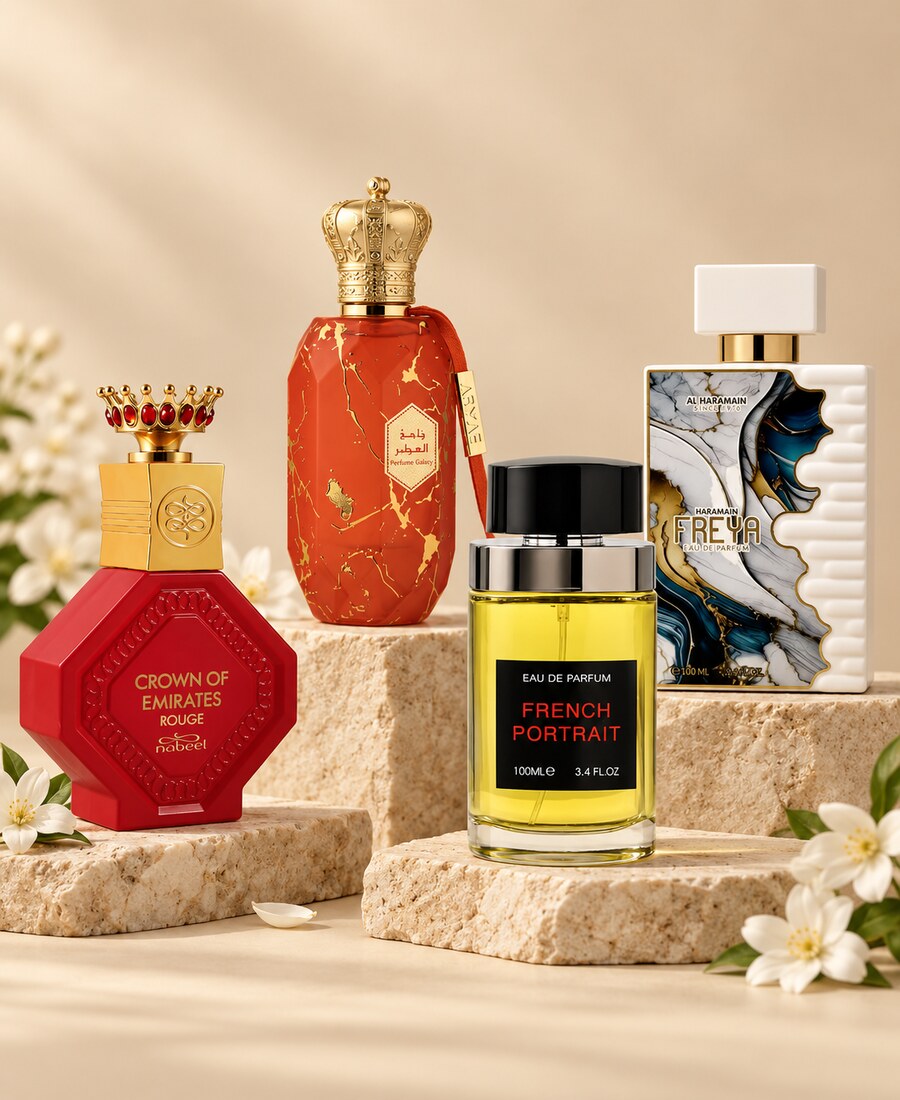 Perfume con notas florales