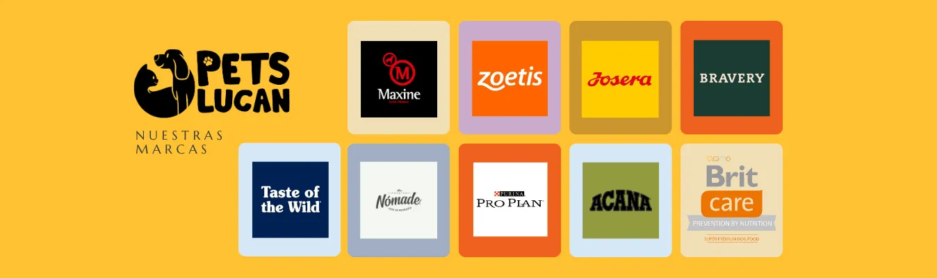 Nuestras Marcas Premium de Alimento para Mascotas en Pets Lucan Rancagua: Acana, Brit Care, Pro Plan, Nomade y más.