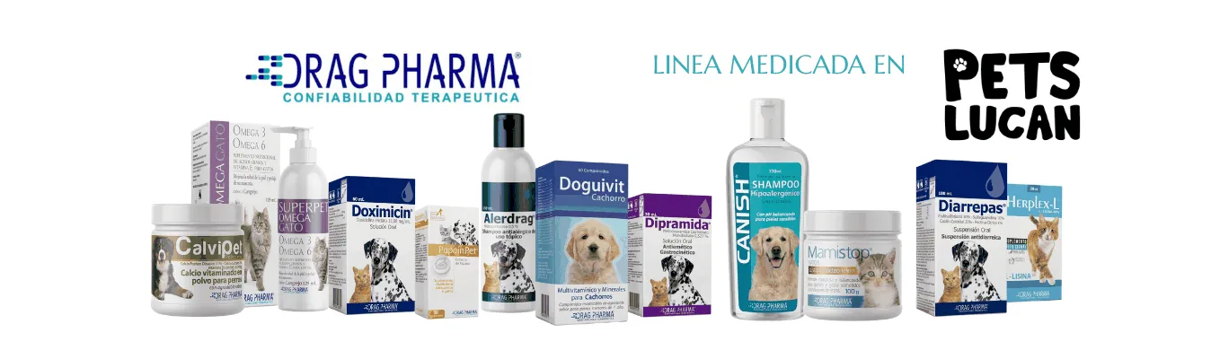 Línea medicada Drag Pharma y Farmacia Veterinaria en Rancagua