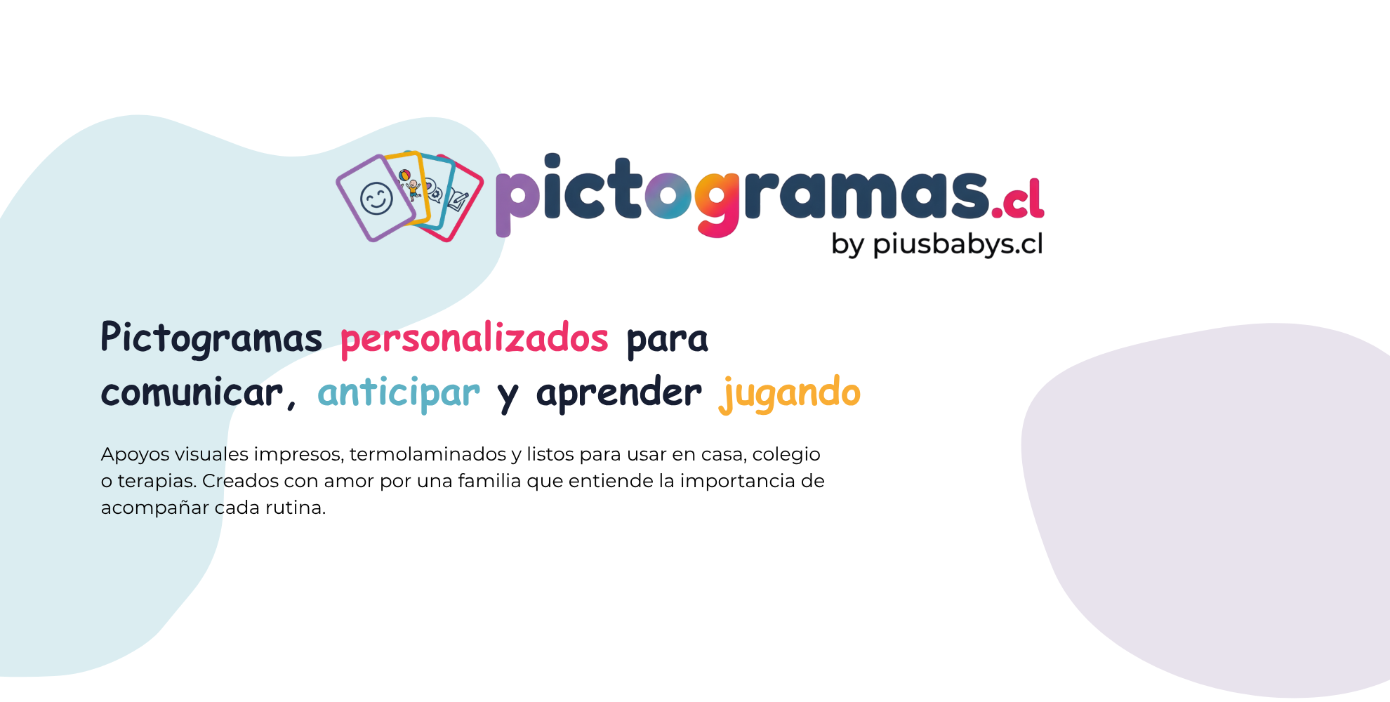 Pictogramas.cl 2026 - 100% personalizados