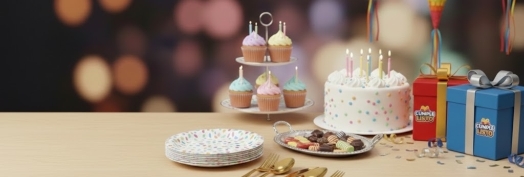 CUMPLEAÑOS LISTOS: ¡PACK DE CUMPLEAÑOS + SNACKS, TODO EN UNO!