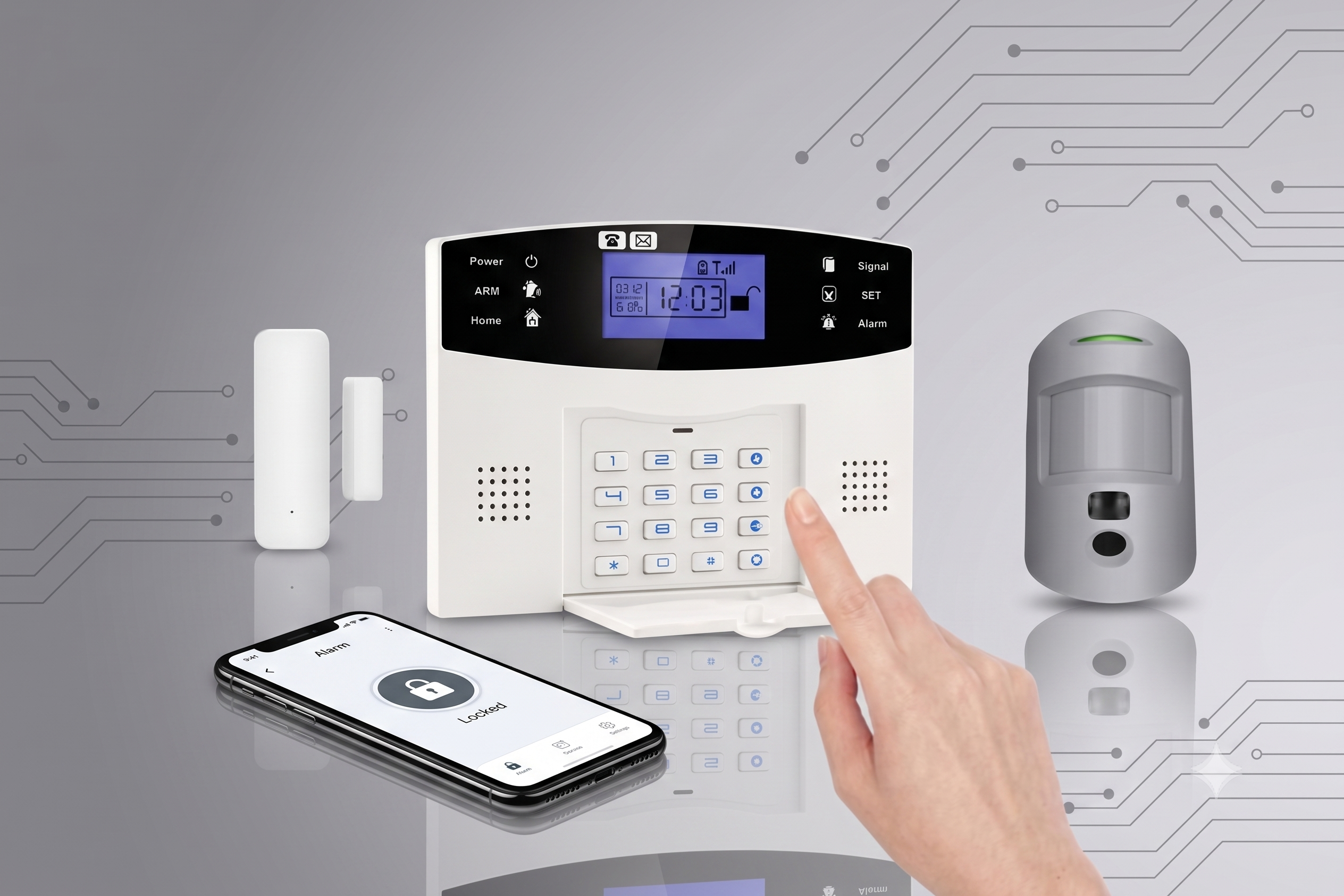 ALARMAS HOGAR<br>LIBRES DE PAGO MENSUAL