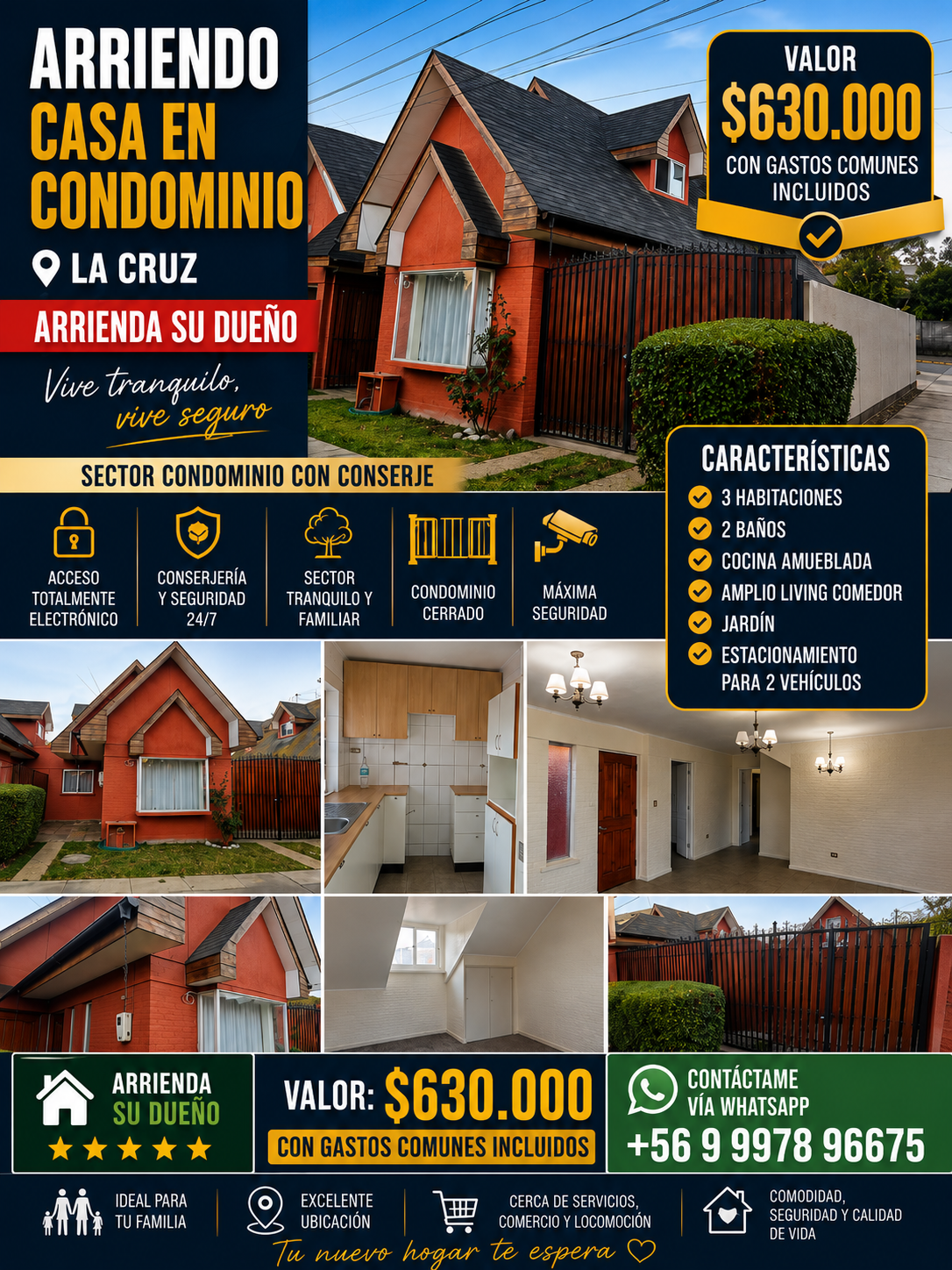 Se Arrienda en Condominio Bella Casa