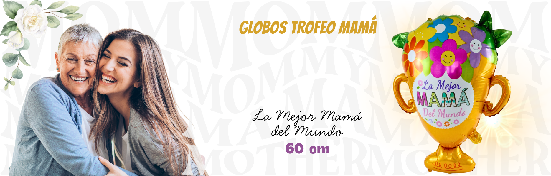 Globo trofeo mamá