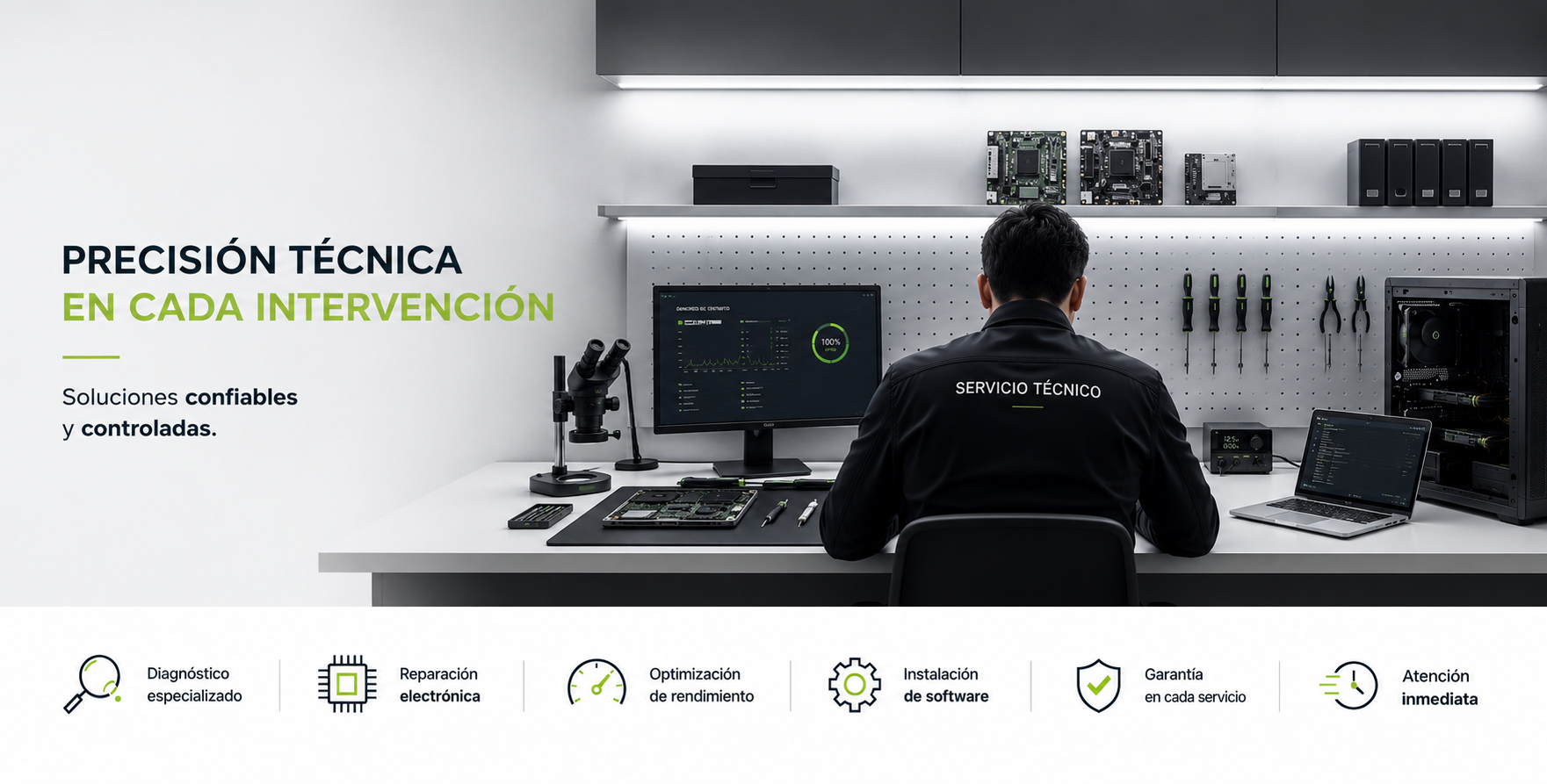 Precisión técnica en cada intervención Soluciones confiables y controladas