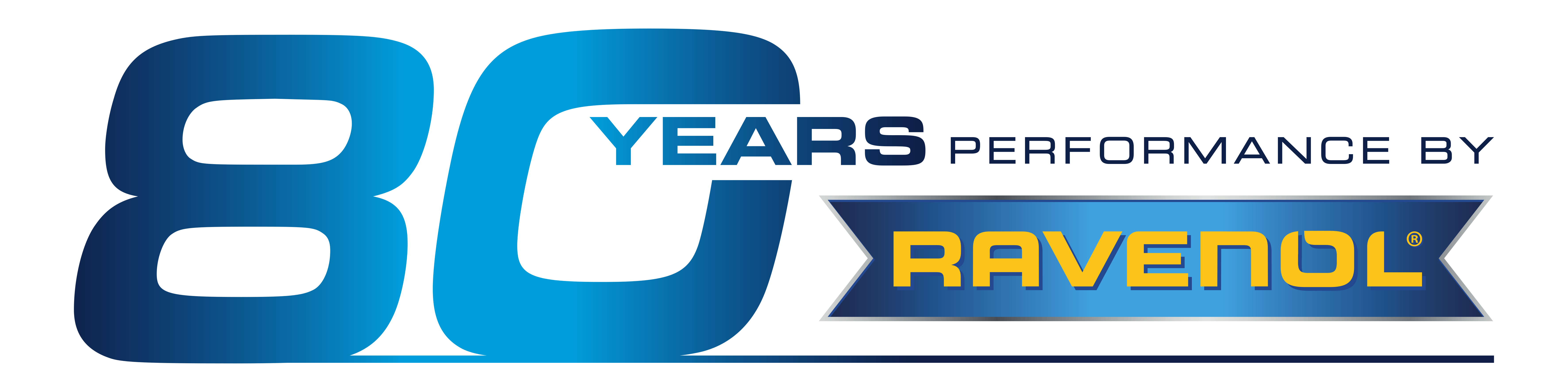 Logo 80 años Ravenol - Performance alemana desde 1946