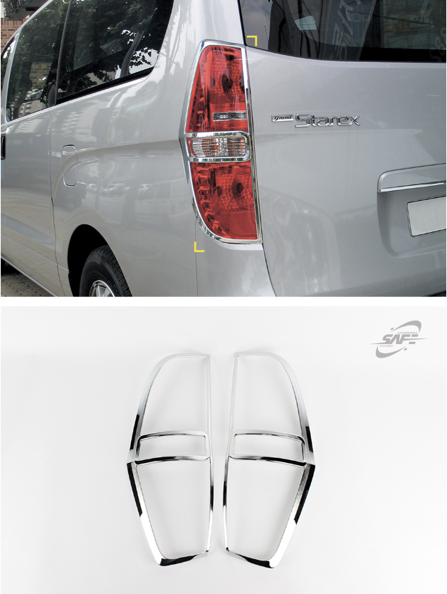 Focos traseros cromados