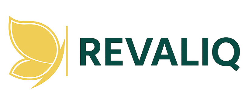 Logotipo de Revaliq para escritorio