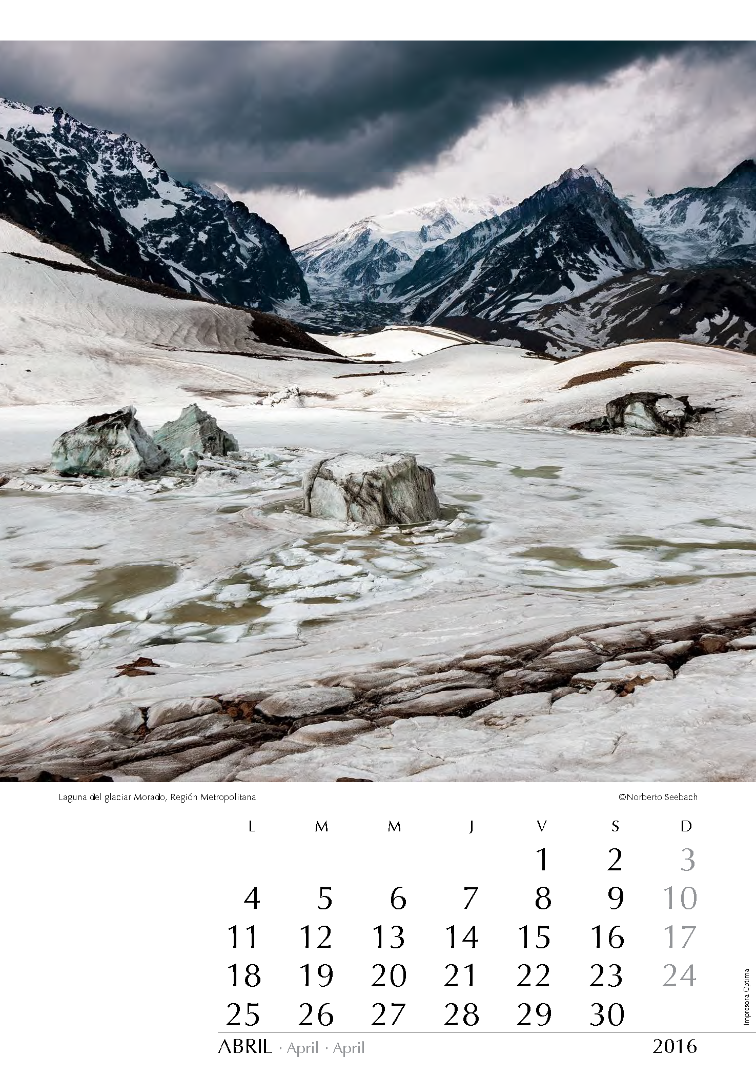 Laguna del glaciar Morado