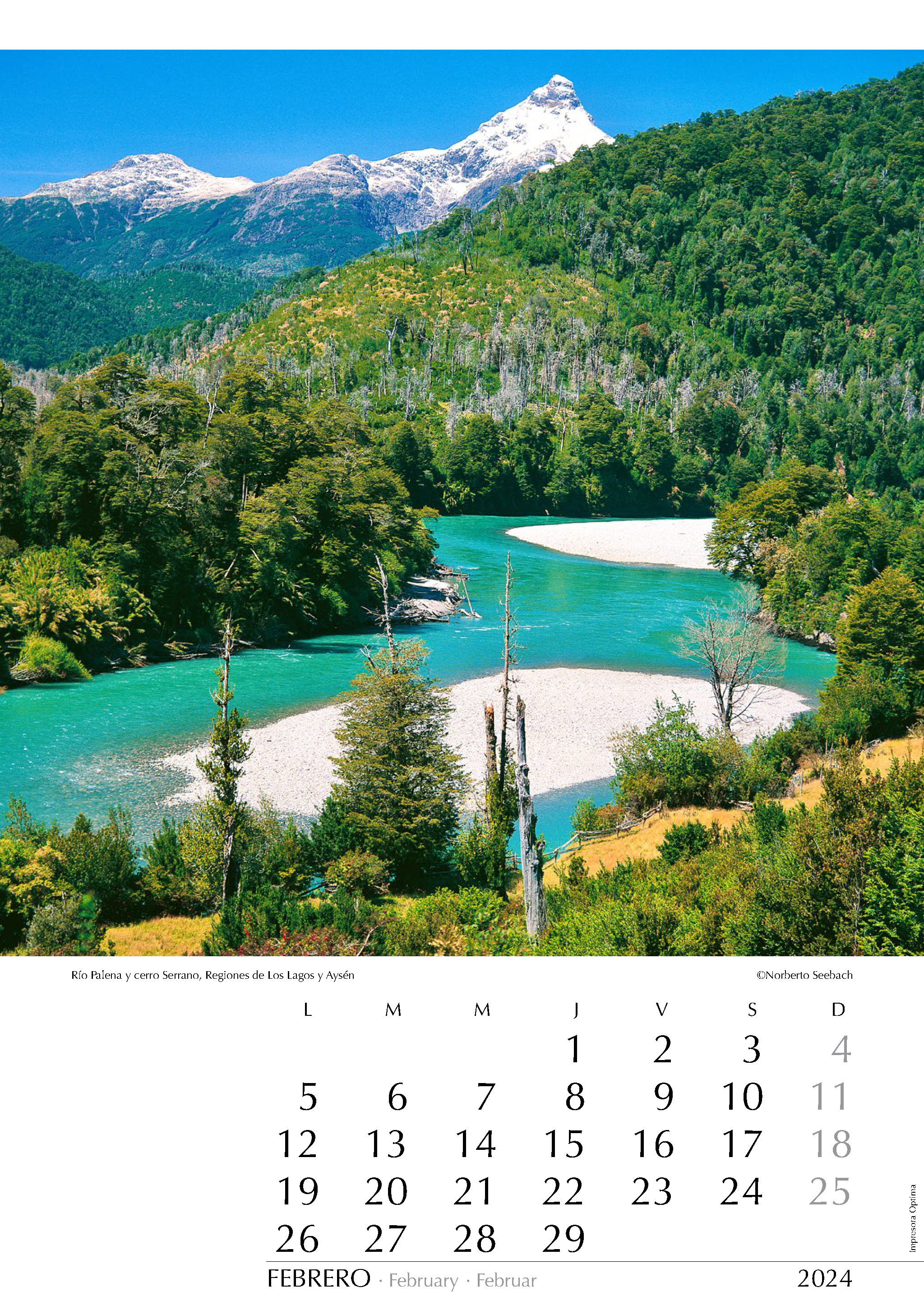 Río Palena y cerro Serrano